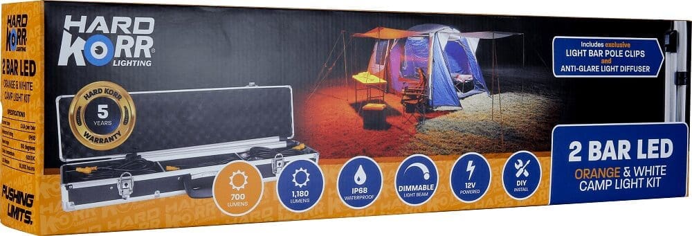 Hardkorr 2 Bar Bi-Colour Camp Light Kit