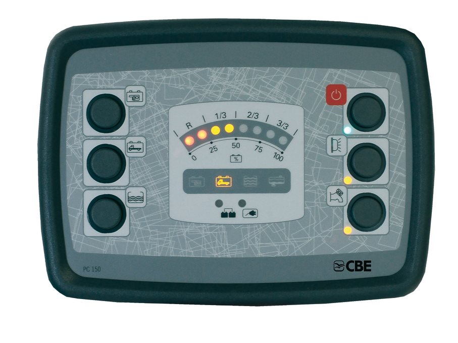 CBE PC150 12V control panel for caravans and motorhomes