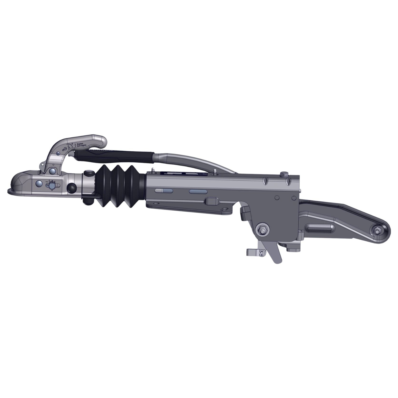 Burquip Delta ball coupler 1,700kg for caravans and trailers — 4Matt Campers, Western Cape & Cape Town