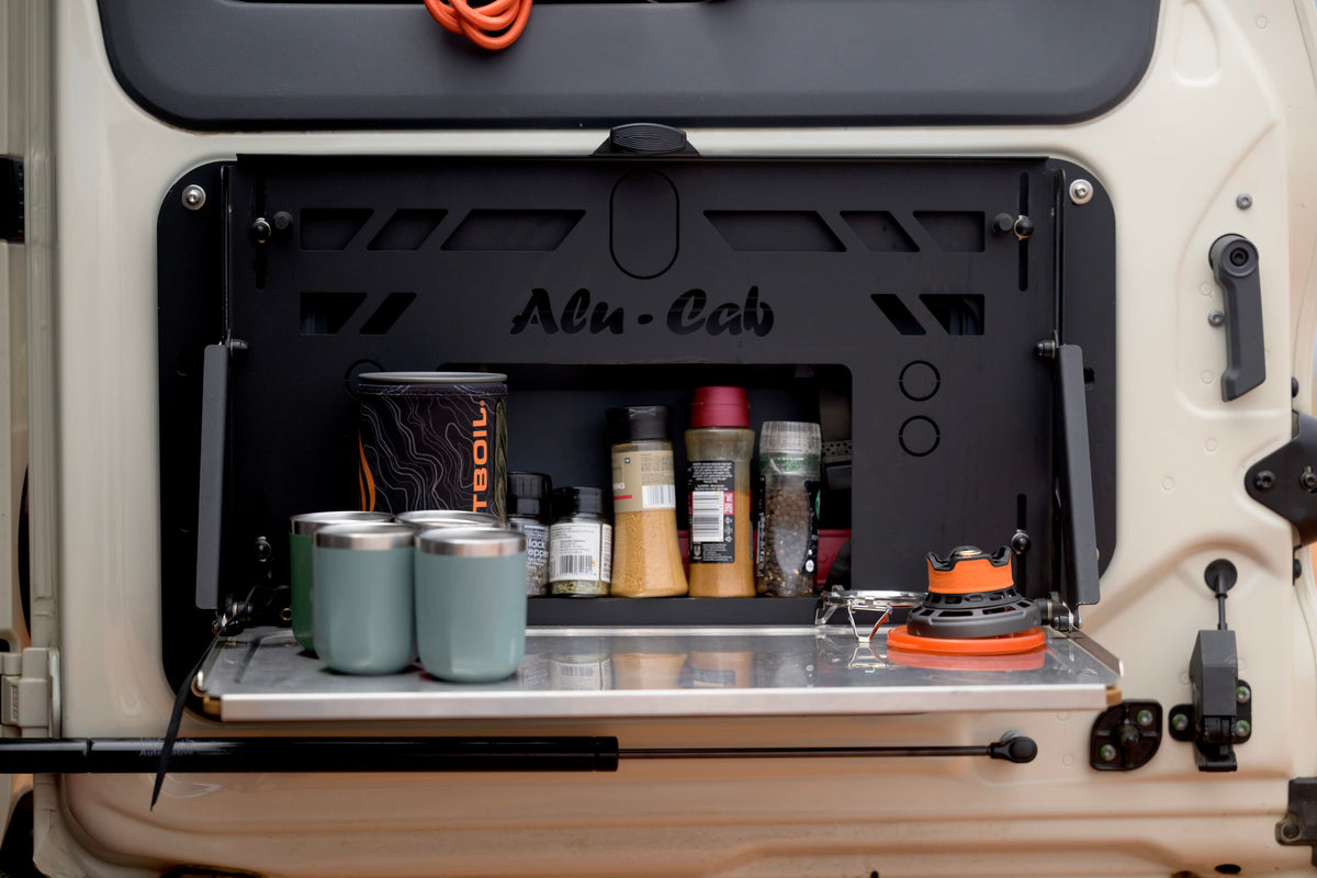 Alu-Cab rear door drop-down table, photo 2