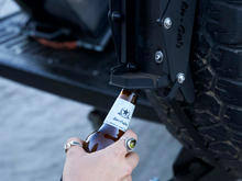 Alu-Cab Can Crusher Spare Wheel Mount fitted to a spare tyre, photo 2