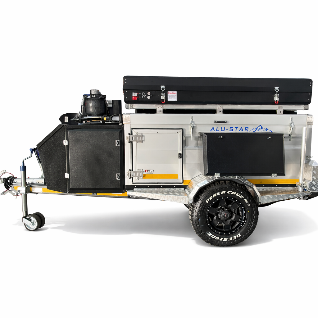 Alu-Star Ranger heavy-duty off-road trailer available from 4Matt Campers