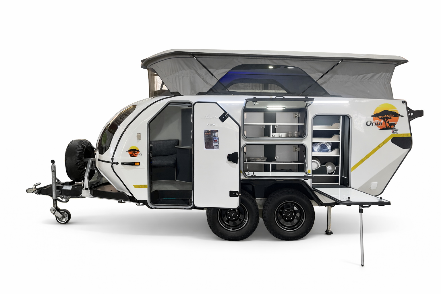 Nayela Oribi 2-Sleeper luxury off-road caravan from 4Matt Campers