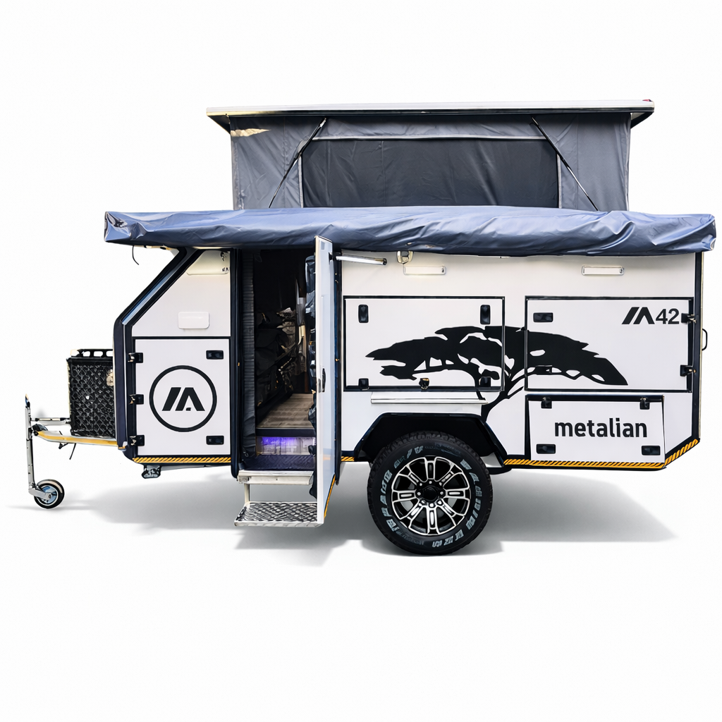 Metalian M42 off-road caravan available from 4Matt Campers in Cape Town