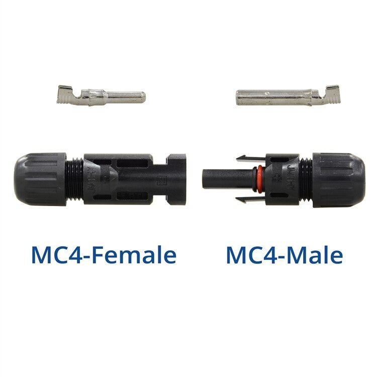 Renogy solar panel cable connectors male and female with crimp pins