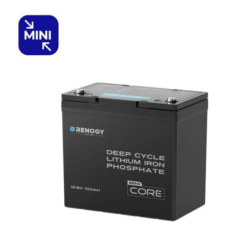 Renogy 12V 100Ah Core Mini LiFePO4 lithium battery — 4Matt Campers Western Cape
