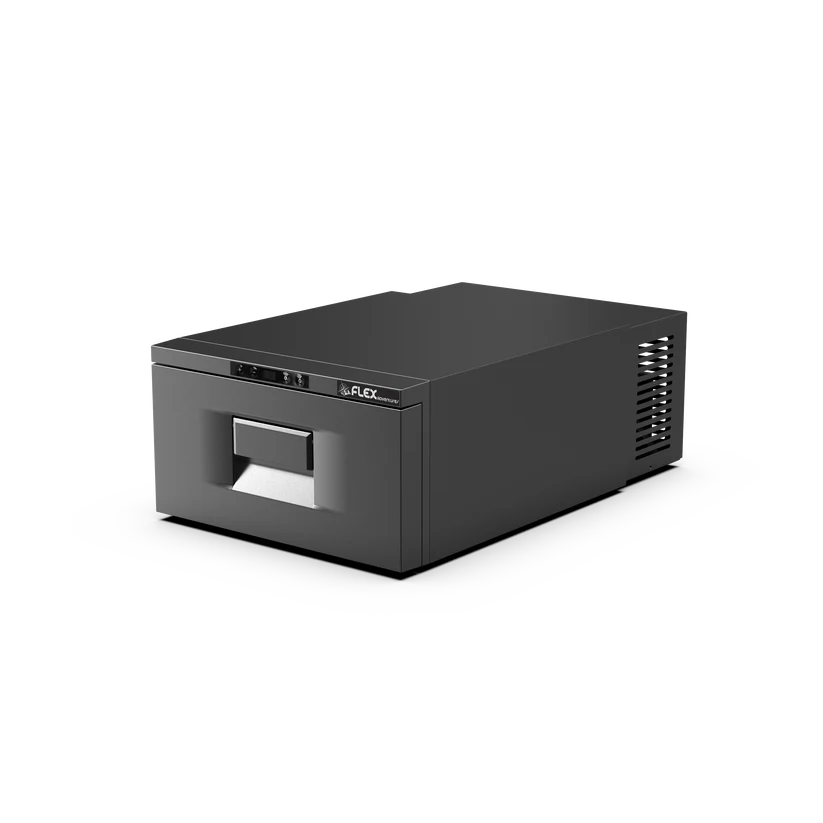 Flex D30 drawer camping fridge freezer available from 4Matt Campers in Bellville Cape Town