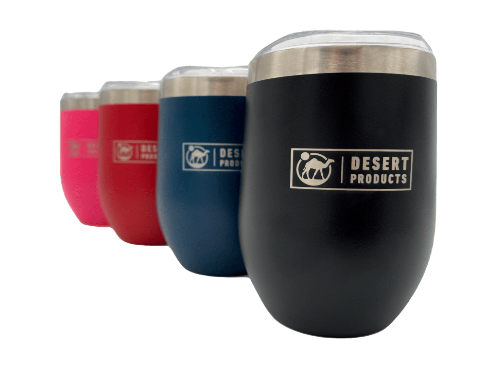 Desert 12oz Stainless Steel Wine Goblet