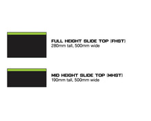 Ironman roller drawer system dimensions diagram
