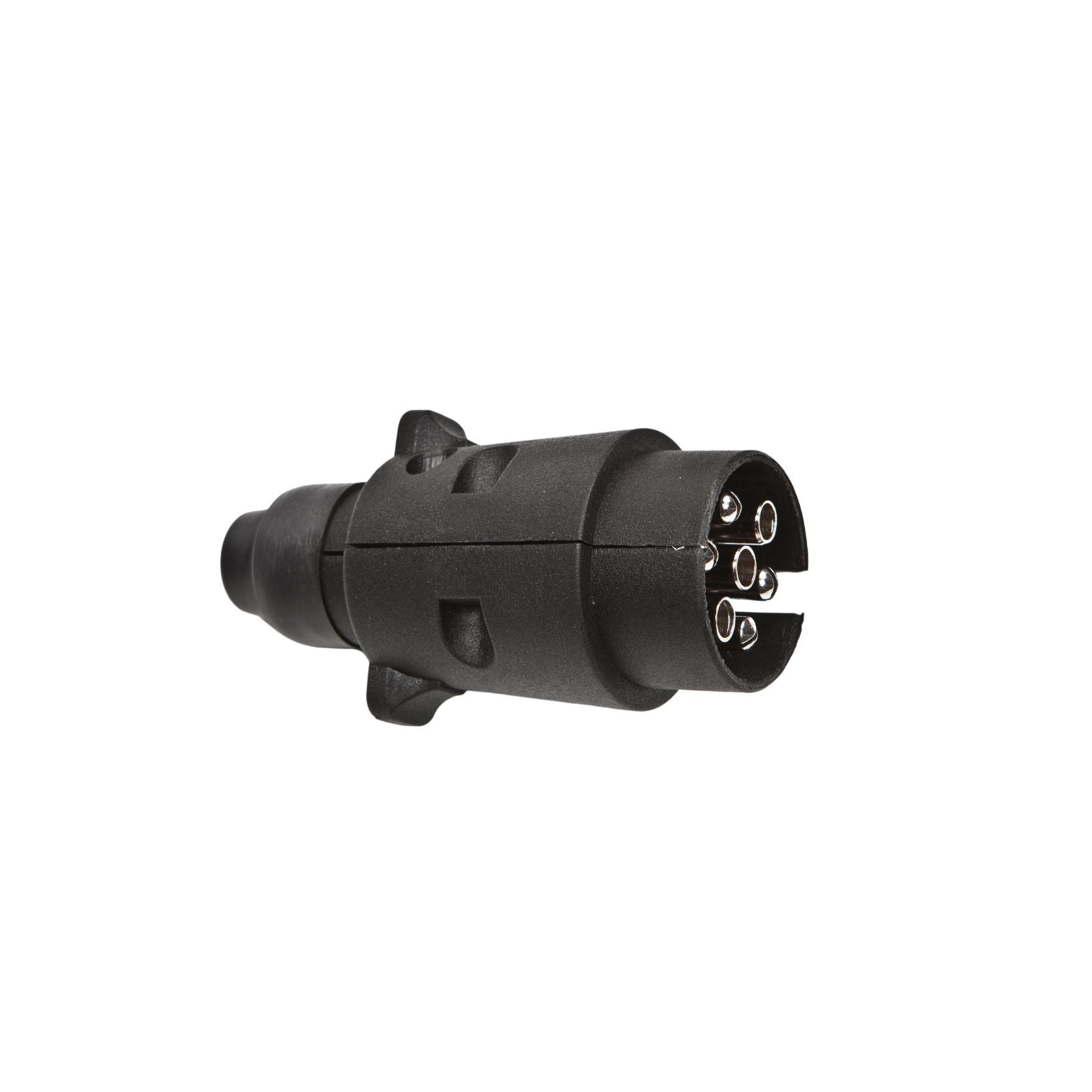 Burquip 7-pin plastic male trailer plug — 4Matt Campers, Western Cape & Cape Town