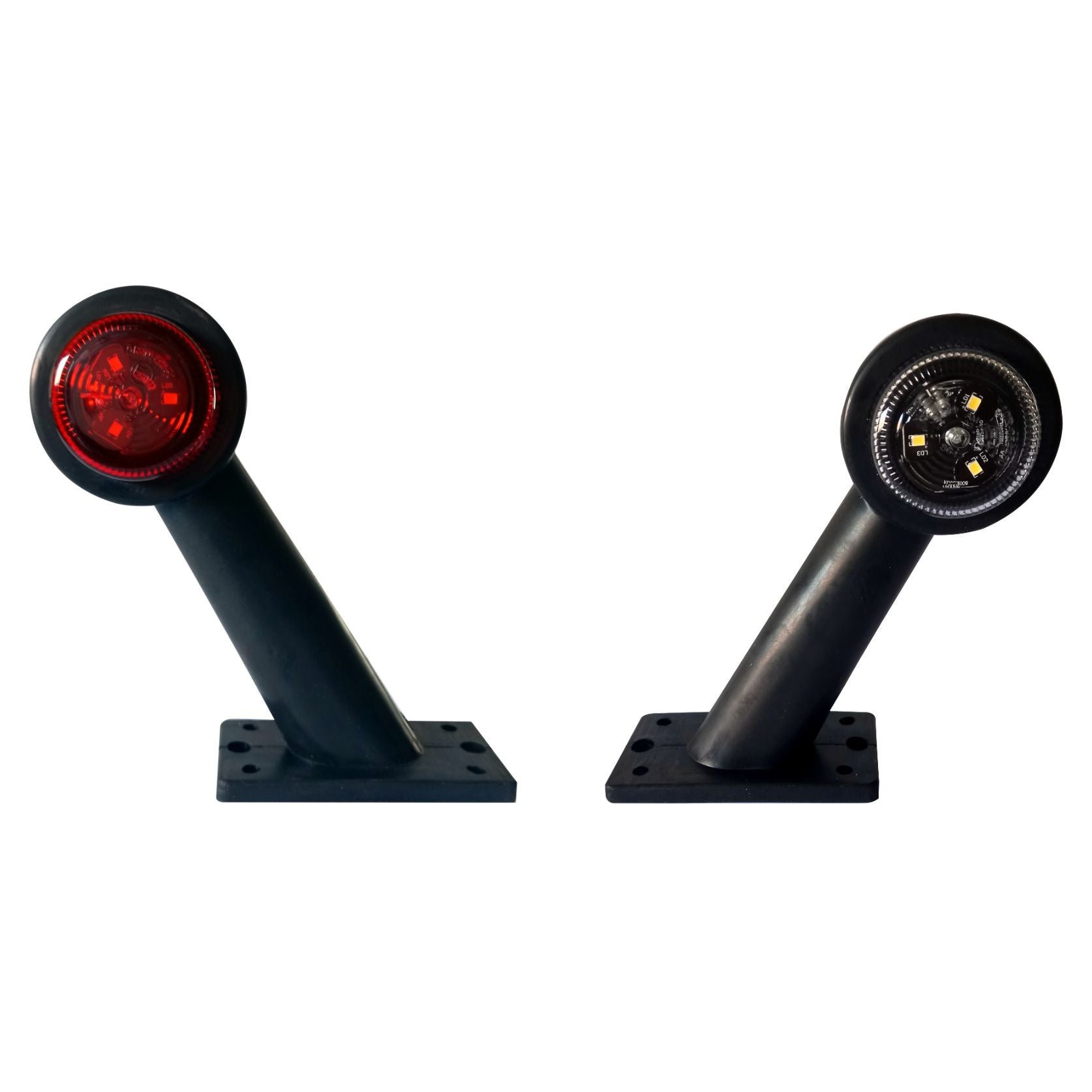 Burquip 45 degree LED side marker light, left or right, for trailers — 4Matt Campers, Western Cape & Cape Town