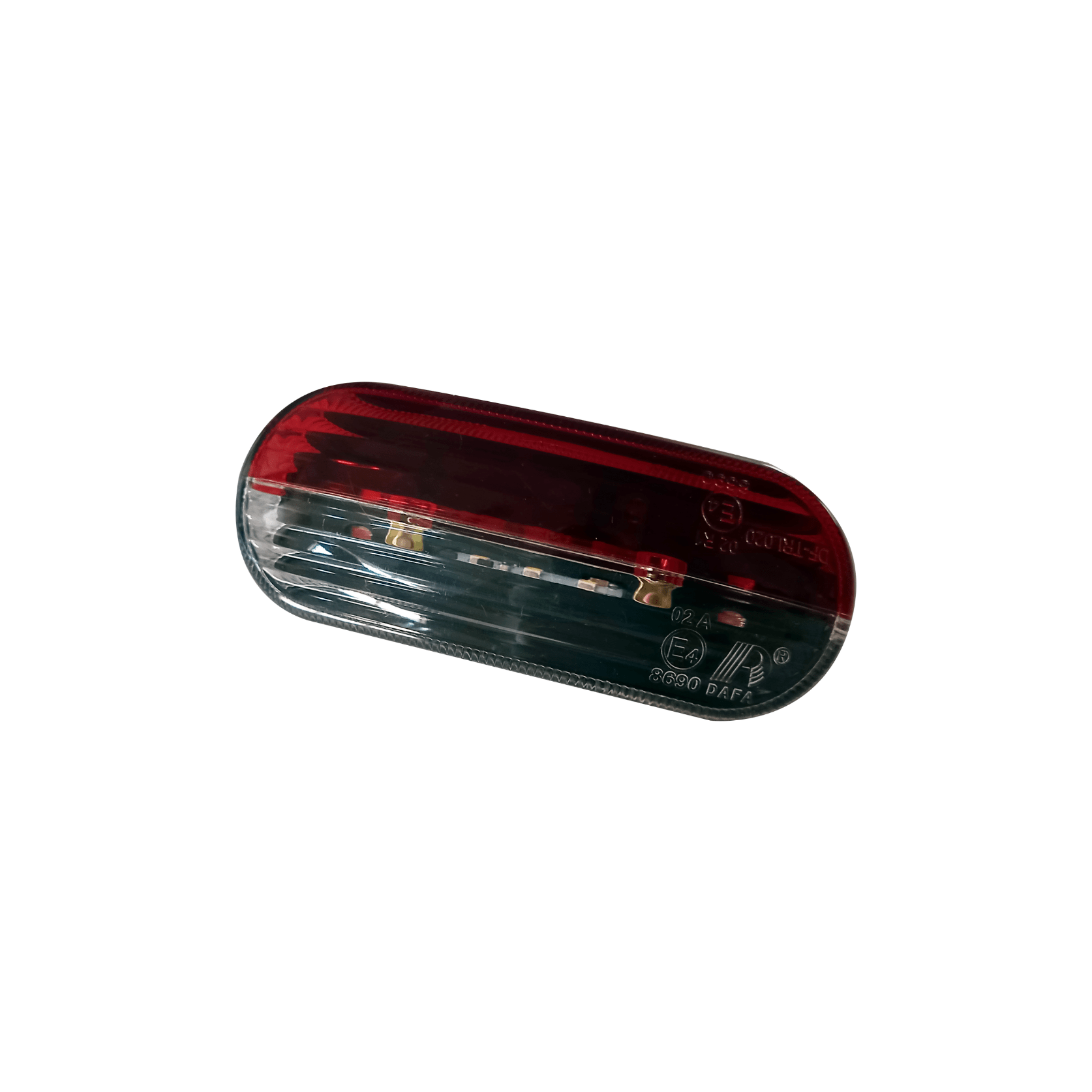 Burquip red and white LED marker light for caravans and trailers — 4Matt Campers, Western Cape & Cape Town