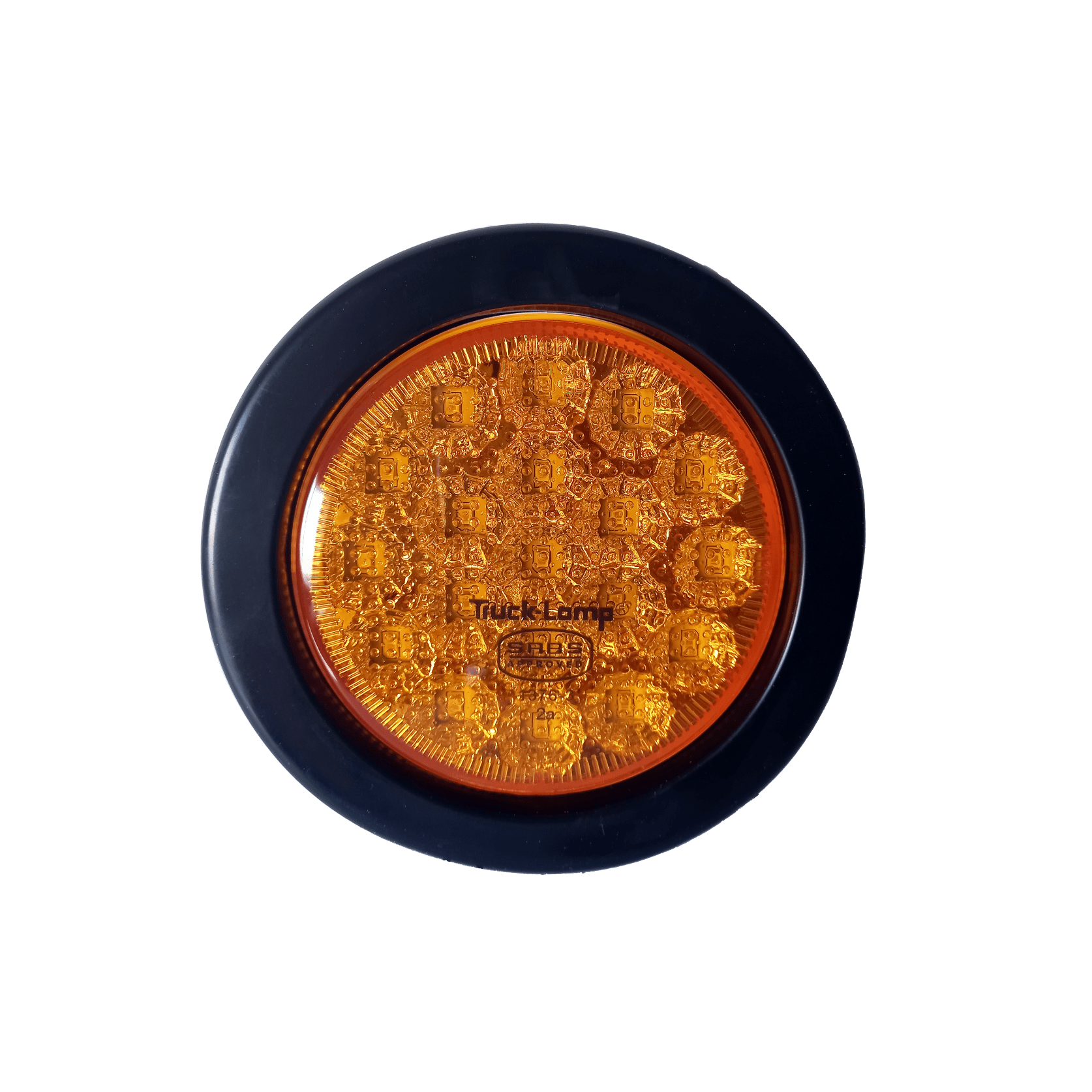 Burquip LED amber tail light with gasket for caravans and trailers — 4Matt Campers, Western Cape & Cape Town