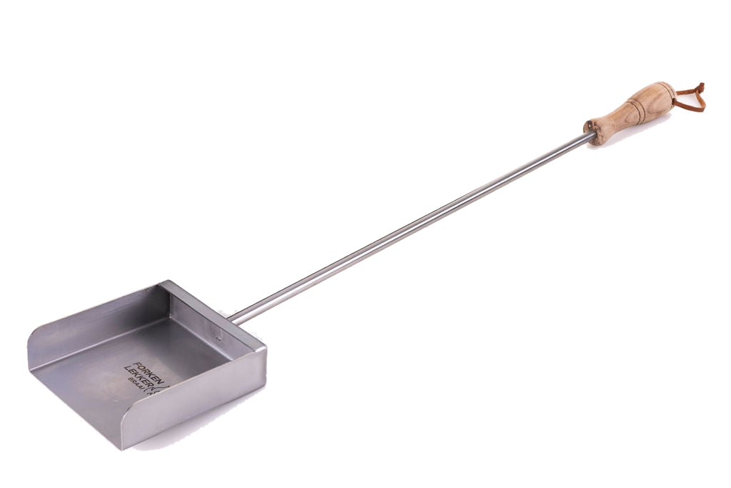 Forken Lekker Braai stainless steel spade with Knysna Blackwood handle available from 4Matt Campers Cape Town