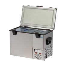 National Luna NL45 Smart Dual fridge open view from 4Matt Campers Cape Town