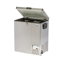 National Luna NL65 Smart fridge part-open view from 4Matt Campers Cape Town