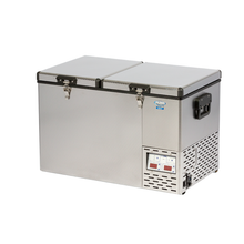 National Luna NL72 double-door fridge freezer available from 4Matt Campers in Bellville Cape Town