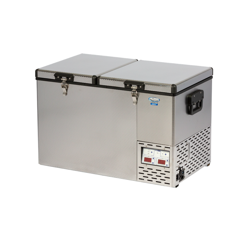National Luna NL72 double-door fridge freezer available from 4Matt Campers in Bellville Cape Town