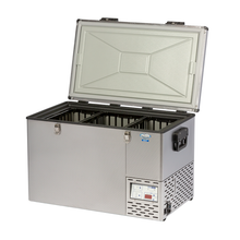 National Luna NL80 Smart fridge open view from 4Matt Campers