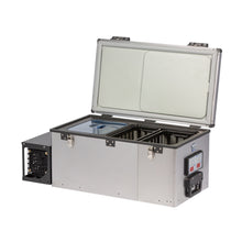 National Luna 40L dual-zone drawer fridge open view from 4Matt Campers