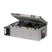 National Luna 60L drawer fridge part-open view from 4Matt Campers