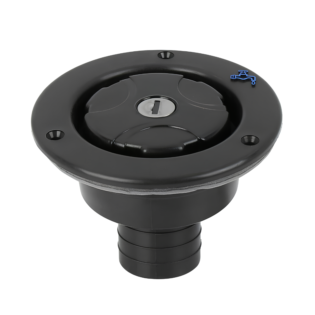Fiamma Water Cap Black lockable water inlet cap