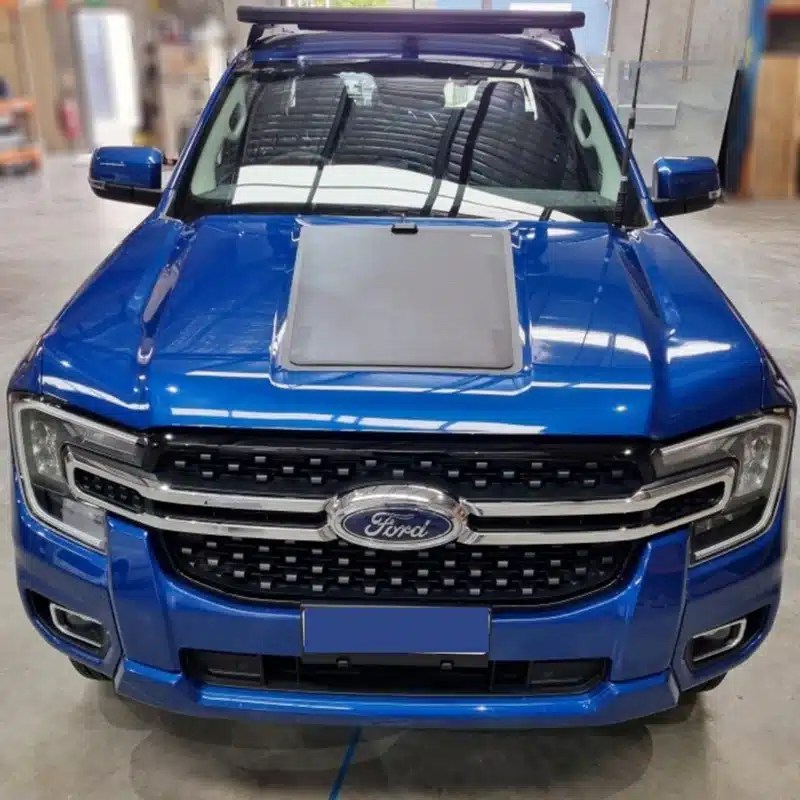 Desert Ford Ranger (2023-Present) Hood Flexible Solar Panel 75W + Vinyl Decal