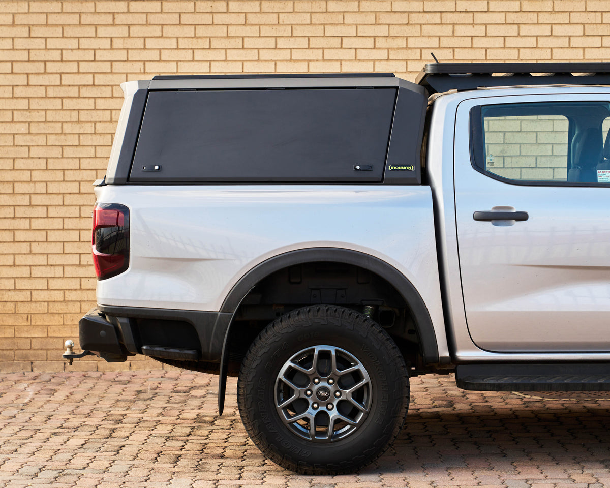 Ironman 4x4 RAID Hybrid aluminium canopy for the Ford Ranger T6.2 Next Gen and Next Gen Raptor (2023+)