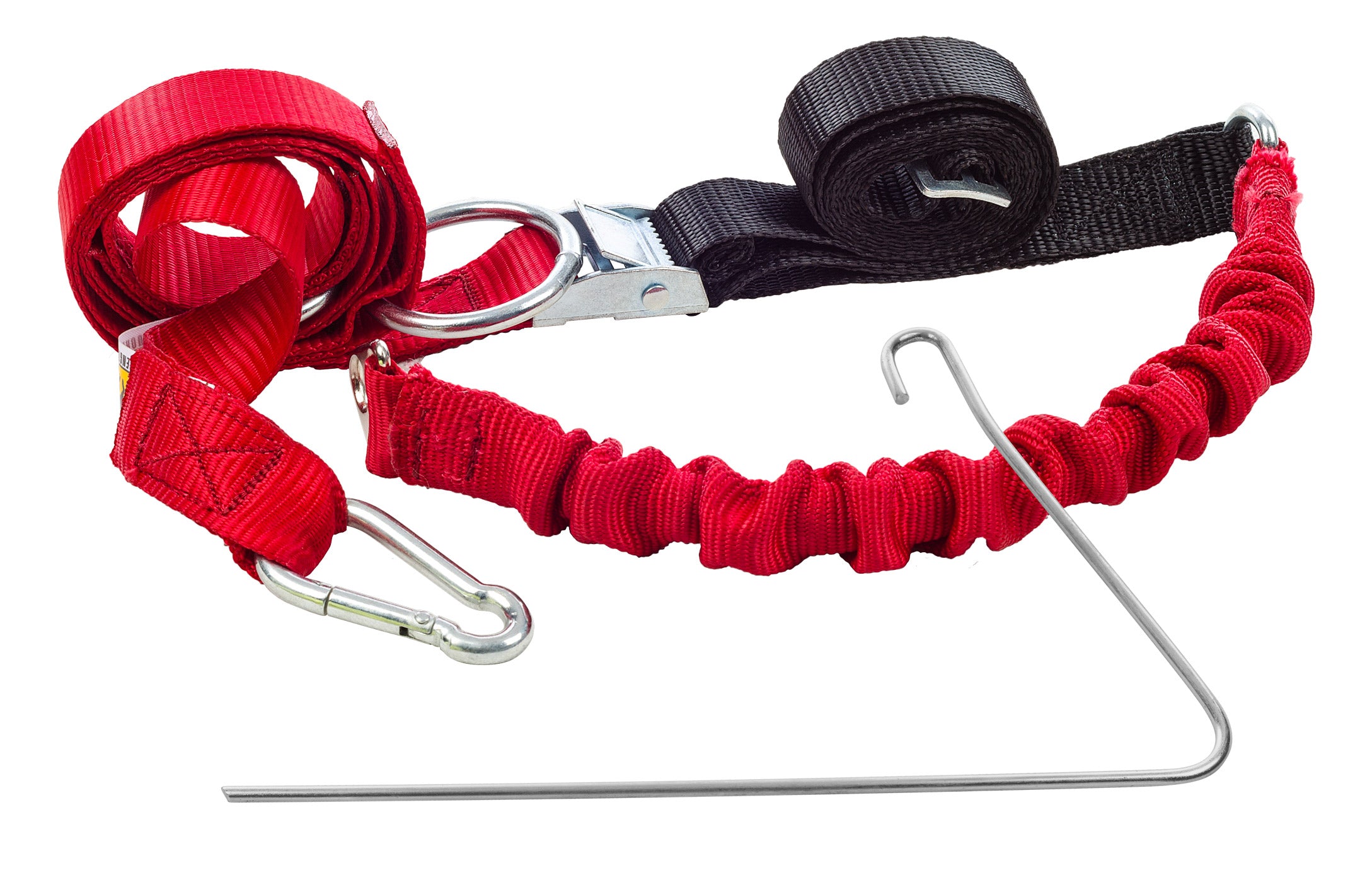 Gazebo and tent pole wind strap kit with bungee cord and anchor peg — 4Matt Campers, Western Cape & Cape Town