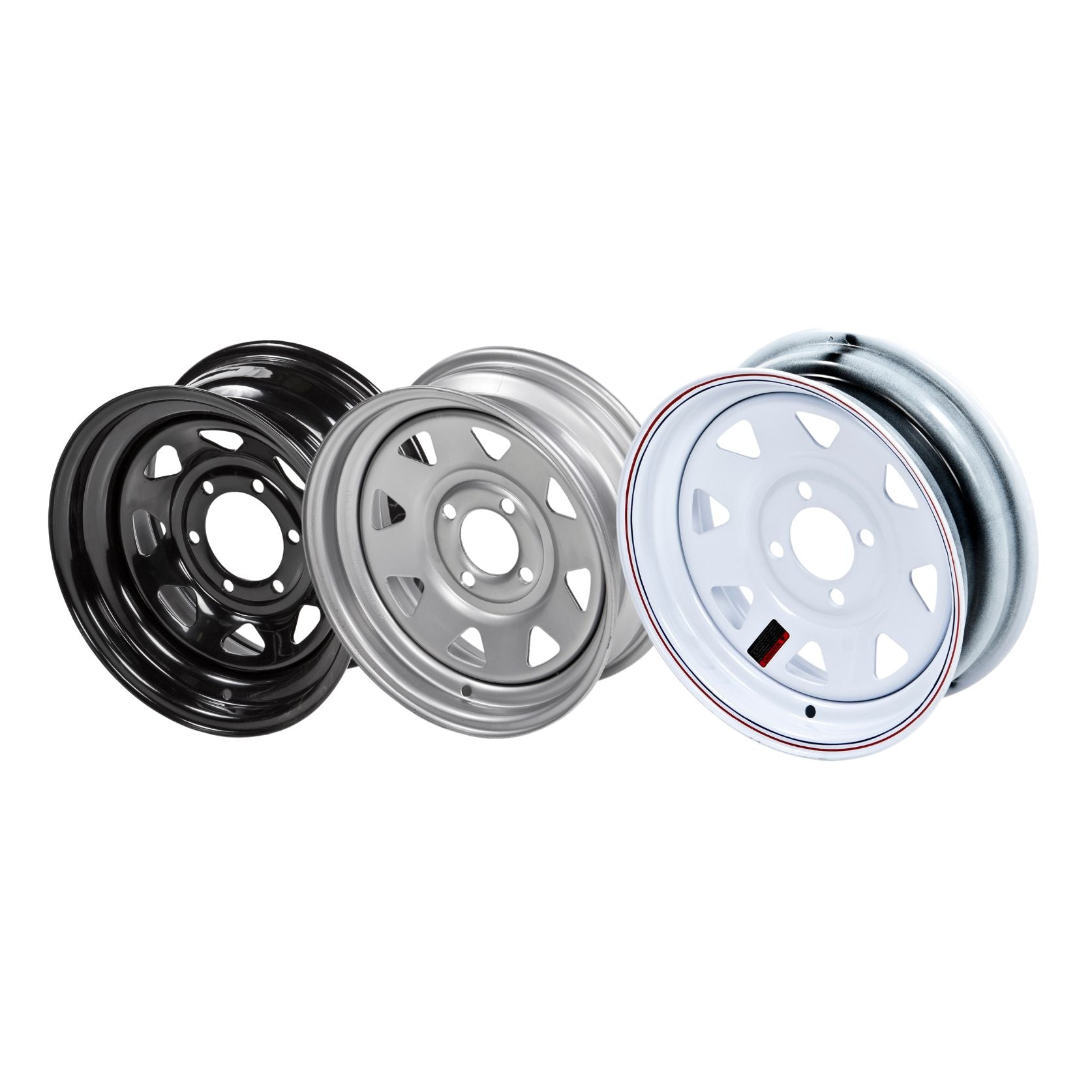 Burquip 13 inch wheel rim 4.5J spoked for caravans and trailers — 4Matt Campers, Western Cape & Cape Town