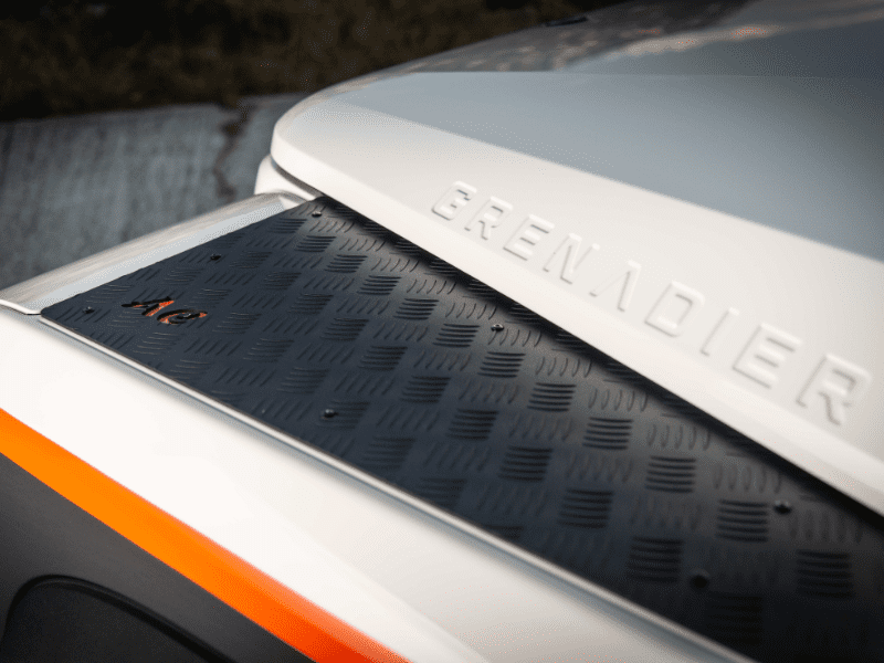 Alu-Cab fender plate fitted to an INEOS Grenadier