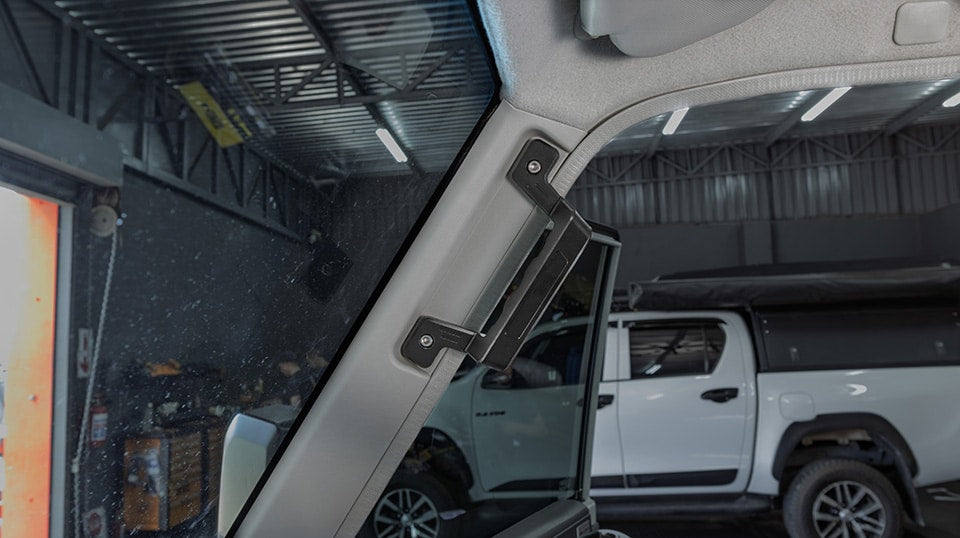 Desert Grey Front Grab Handle — Toyota Land Cruiser
