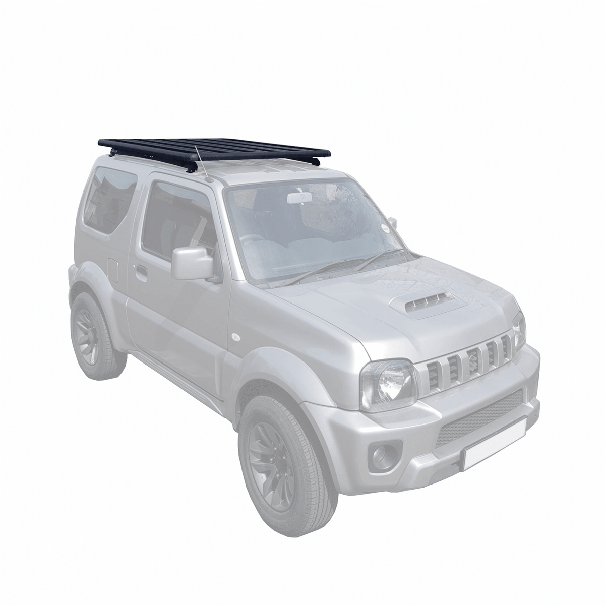 Holdfast Adventure Roof Rack platform fitted to a Suzuki Jimny