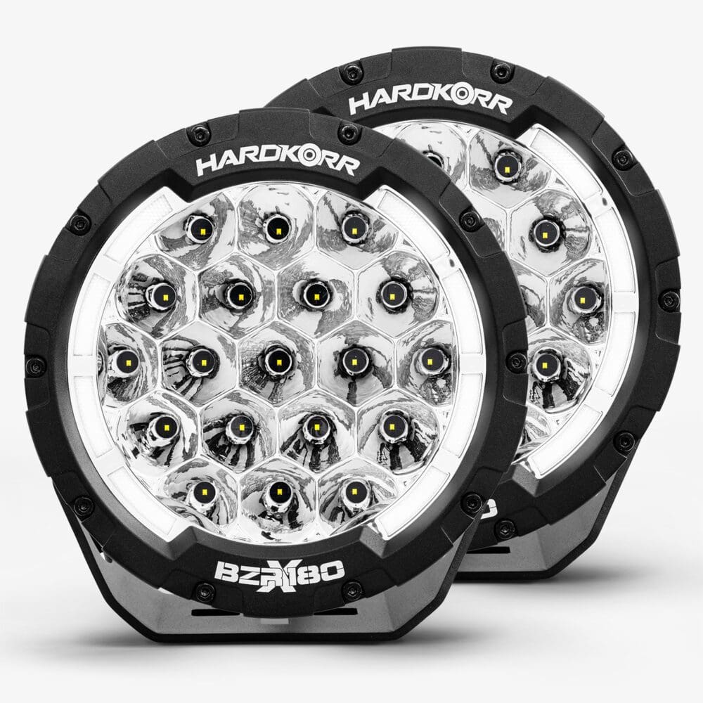 Hardkorr BZR-X Series LED Driving Lights — 7″