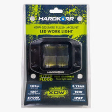 Hardkorr XDW Series 40W Square Flush Mount LED Work Light — view 5