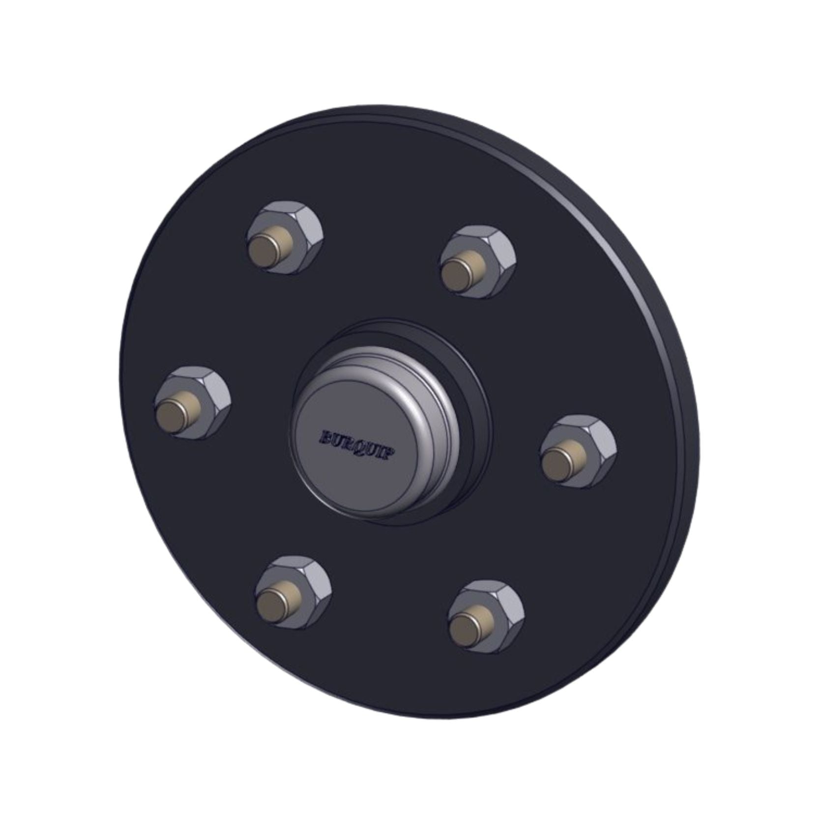 Burquip complete 1600kg unbraked trailer hub with bearing kit 04 — 4Matt Campers, Western Cape & Cape Town