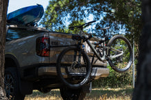 Holdfast 2 Bike Hanging Rack Snap-On mounted on a tow ball with two bikes, photo 6