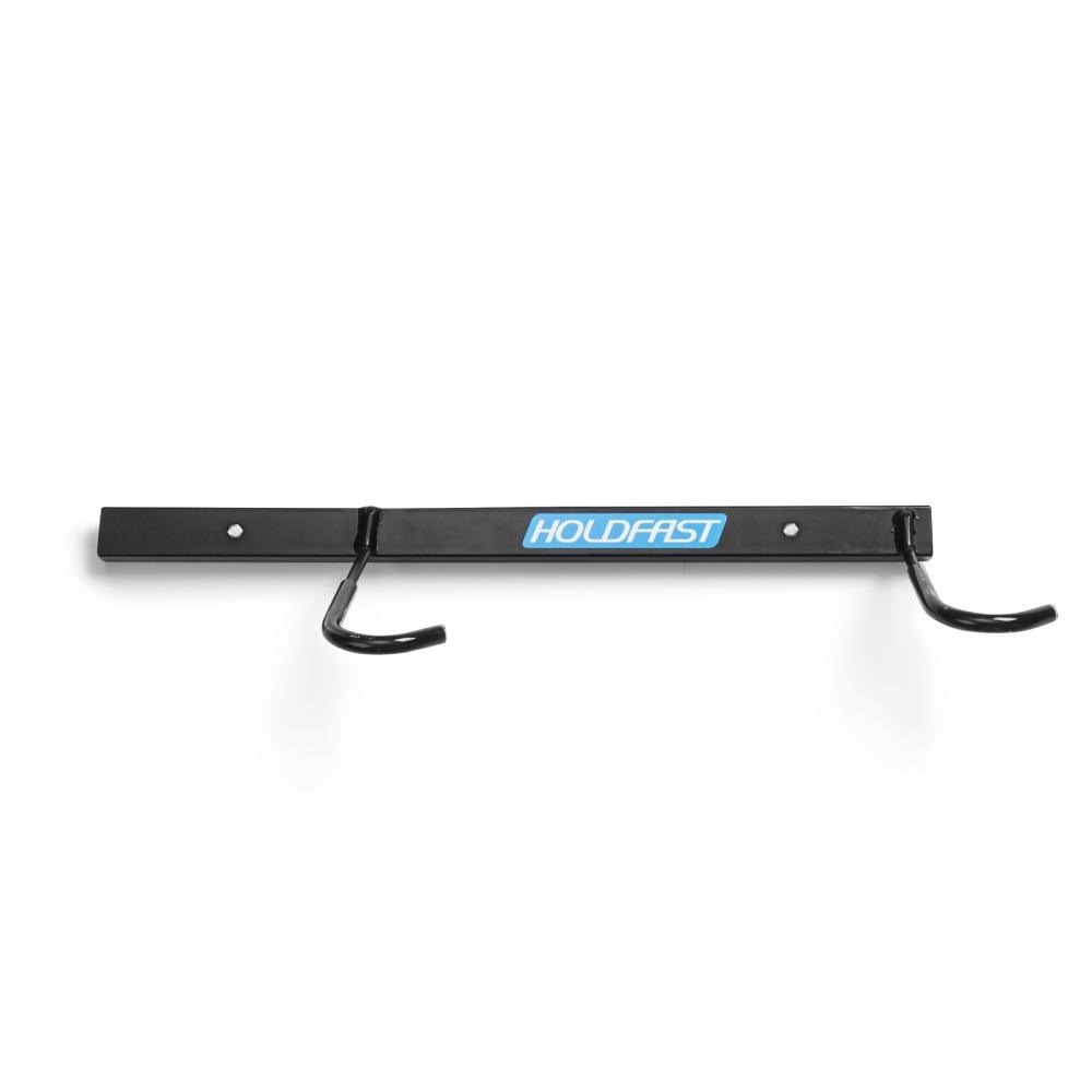 Holdfast Vertical Wall Mounted Bike Hangers storing bikes upright
