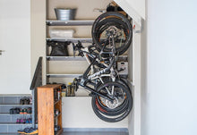 Holdfast Vertical Wall Mounted Bike Hangers storing bikes upright, photo 4