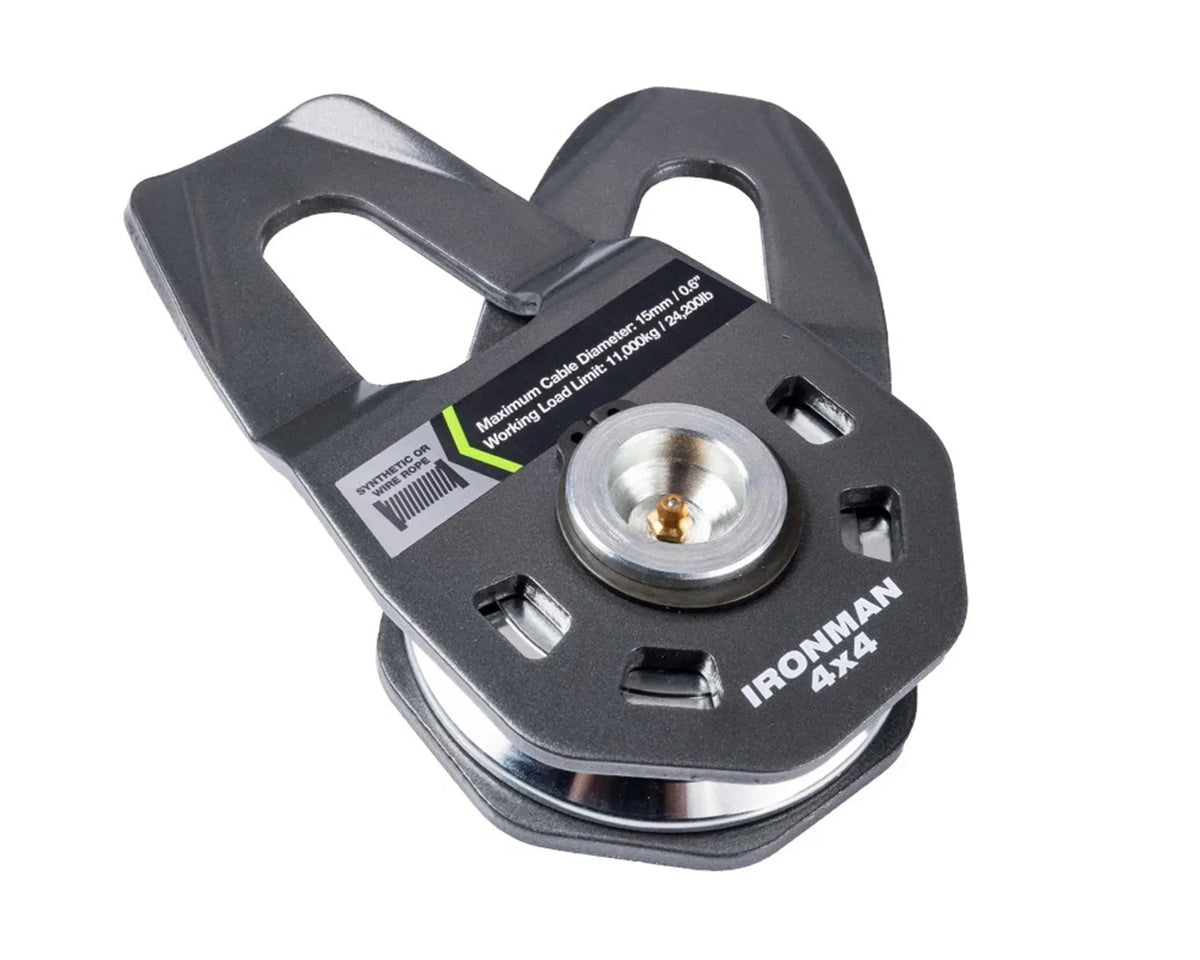 Ironman 4x4 8,000kg recovery pulley block