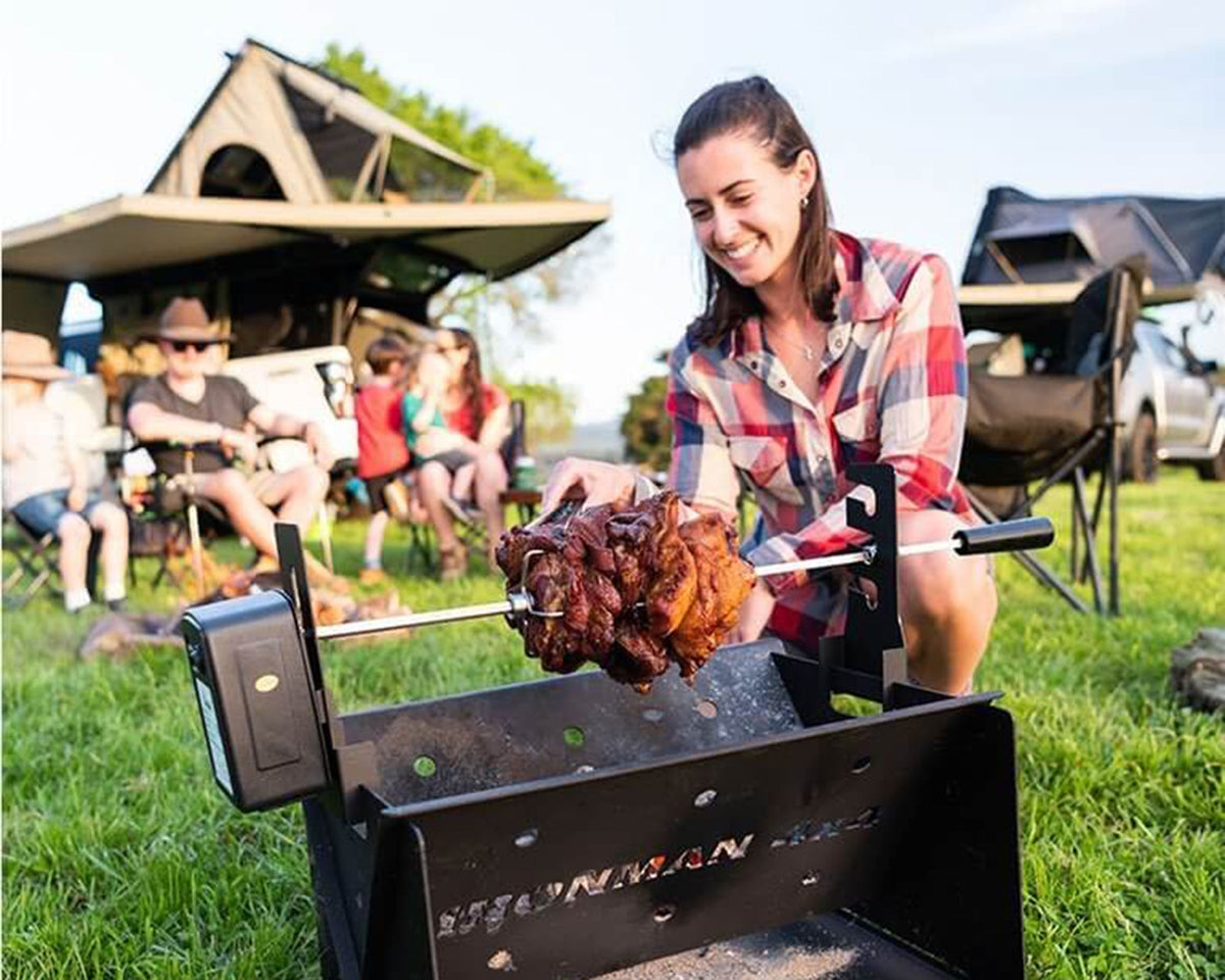 Ironman 4x4 Rotisserie Kit for Portable Fire Pit