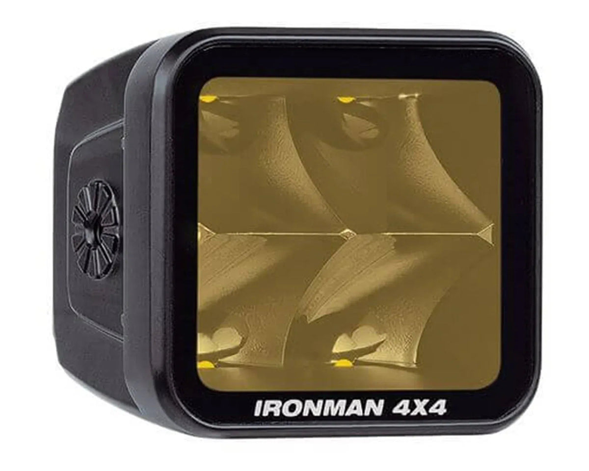 Ironman 4x4 Bright 20W amber LED cube light