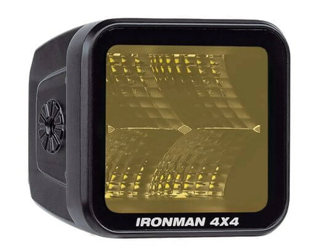 Ironman 4x4 Bright 20W amber LED cube light
