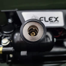 Flex single 12V air compressor in an ammo-style carry case, photo 2