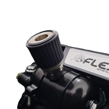Flex single 12V air compressor in an ammo-style carry case, photo 4