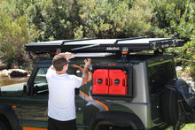 Alu-Cab Lightweight Roof Table Slide under an LT-50 rooftop tent