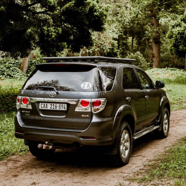 Holdfast Adventure Roof Rack fitted to a Toyota Fortuner