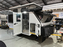 Bush Lapa Baobab 3i off-road caravan – rear with mounted spare wheel