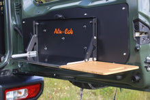 Alu-Cab Jimny Rear Door Drop-Down Table folded out from a Jimny, photo 3