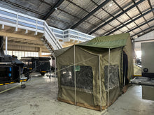 2014 Jurgens XT140 off-road camping trailer – rear view